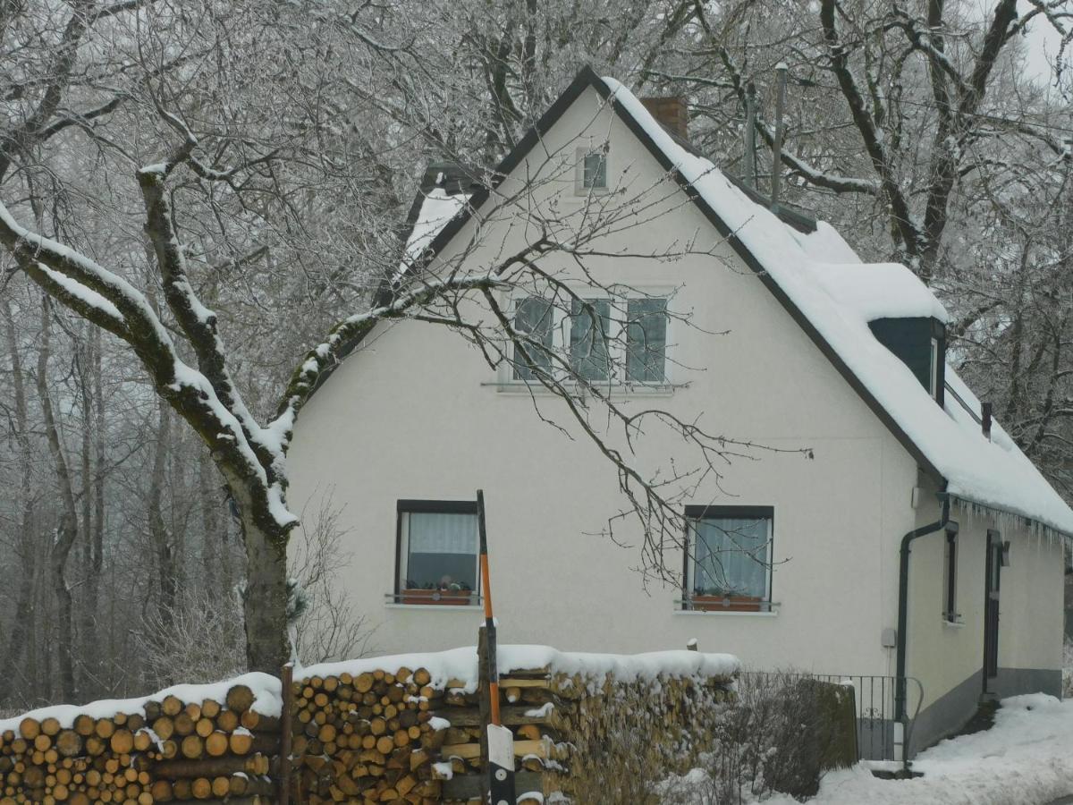 Haus Eugen Lägenhet Presseck Exteriör bild